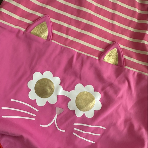 Mini Boden striped swimsuit, size 9-10Y - Picture 3 of 6